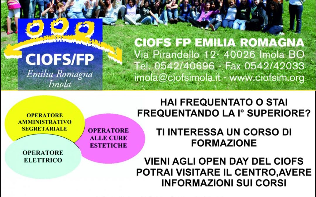 OPEN DAY CIOFS IMOLA