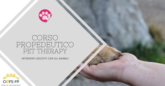 CORSO PROPEDEUTICO per gli Interventi Assistiti con gli Animali (IAA)_ PET THERAPY