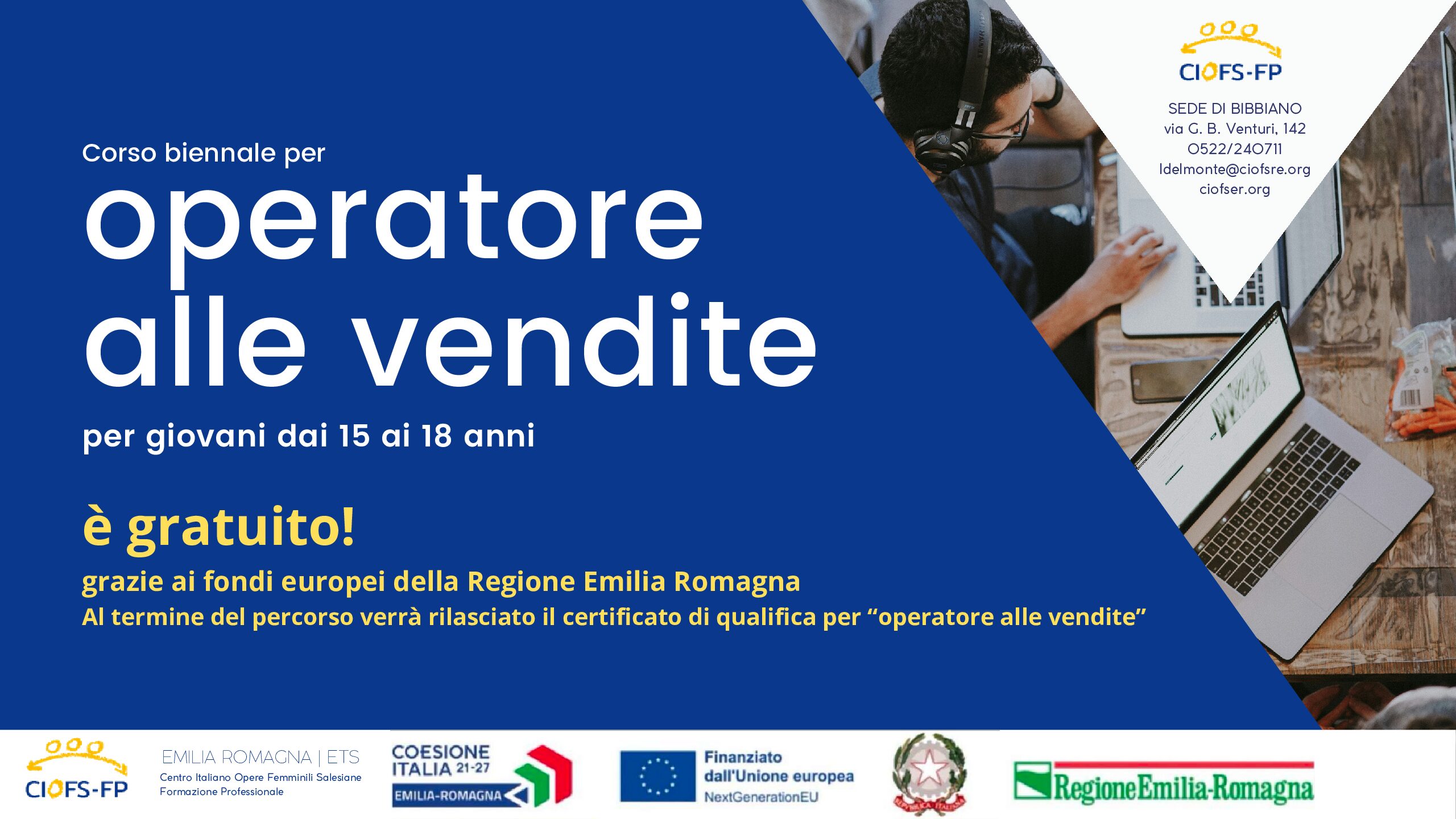 OPERATORE ALLE VENDITE “II ANNUALITA’ IeFP 2025/2026”