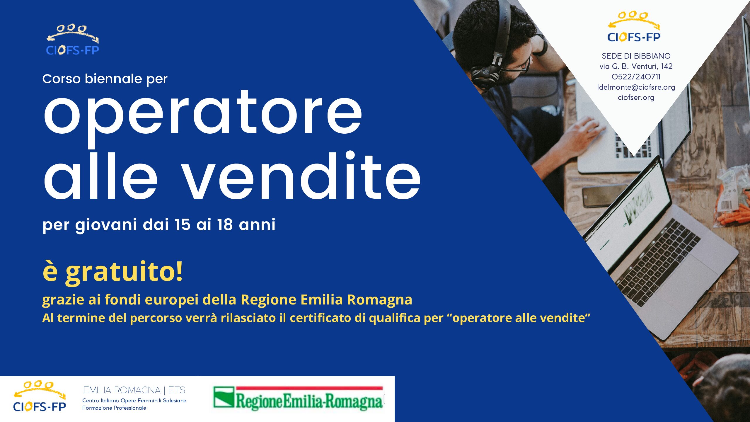 OPERATORE ALLE VENDITE “II ANNUALITA’ IeFP 2024/2025”