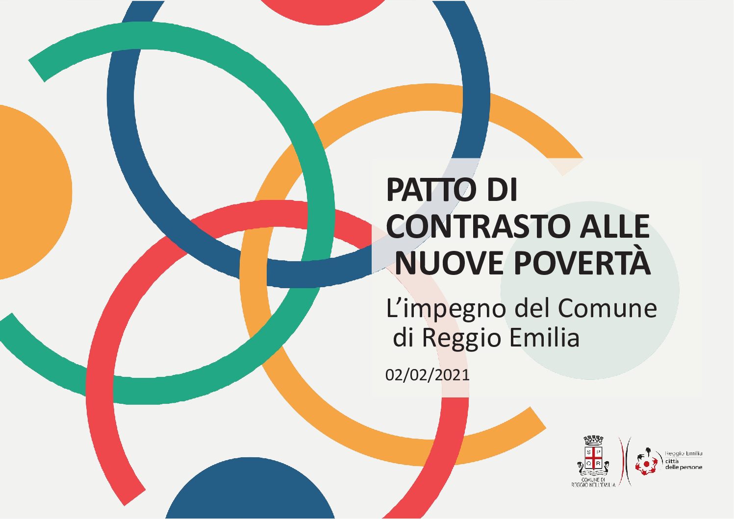 CIOFS-FP sottoscrive a Reggio Emilia il “Patto di Contrasto alle nuove povertà”