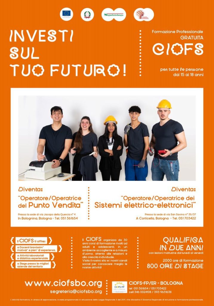 MANIFESTO ciofs - investi sul tuo futuro