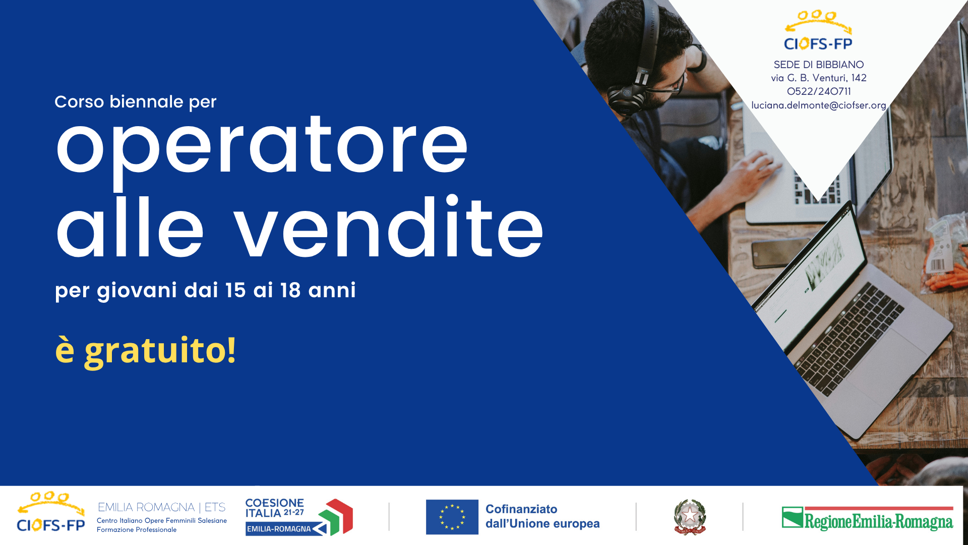 OPERATORE ALLE VENDITE III ANNUALITA’- IeFP 2025/2027